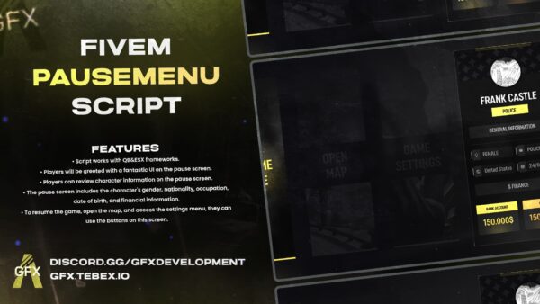 GFX PAUSE MENU GFX PAUSE MENU