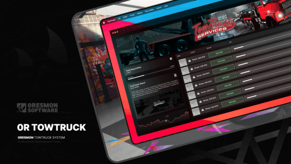 FiveM Towtruck Script by 0Resmon | 0R-TowTruck FiveM Towtruck Script by 0Resmon | 0R-TowTruck