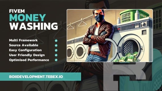 FiveM Money Washing Advanced FiveM Money Washing Advanced