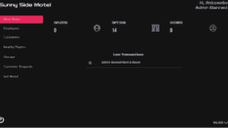 Motel Script | Owner, Customer, Employee Systems - Image 5