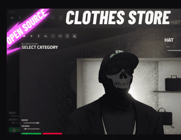 clote QB/ESX_clothingshop with Cool Animations and More!