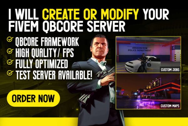 create-nopixel-inspired-fivem-qbcore-server QBCore Framework v4 Tebex Store