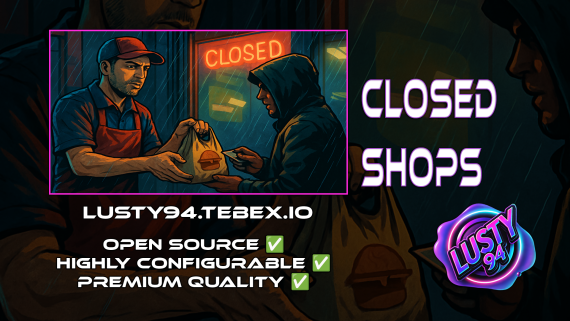 Closed Shops NPC Closed Shops NPC