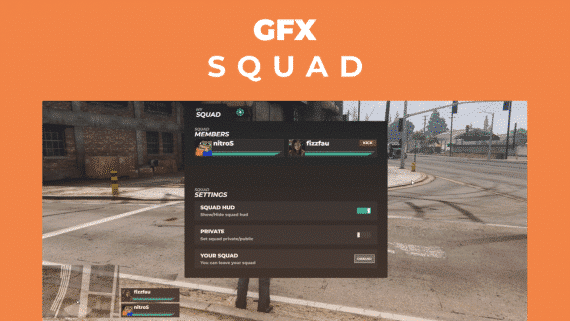 FiveM Squad System (gfx-squad) FiveM Squad System (gfx-squad)