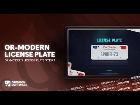 Tebex Vehicle Plate Customizer Tebex Vehicle Plate Customizer